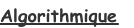 Algorithmique